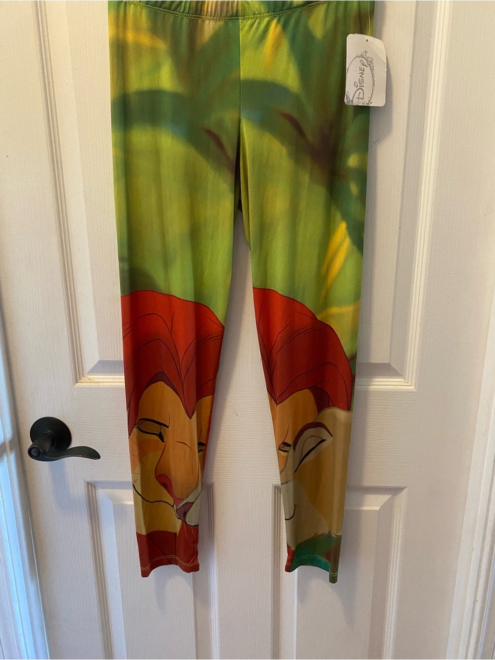 Disney Lion King Green and Red Kids Leggings